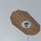 Ekena Millwork Chrysler Wood Fretwork Pierced Ceiling Medallion, Walnut, 36"W x 18"H x 9 1/2"ID x 3/8"T CMWP36X18X0375CSWA - alternate 9